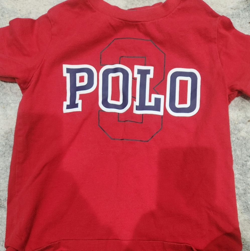 Ralph Lauren Polo Boys 3T short sleeve T-shirt Red